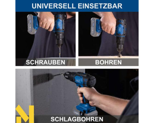 Дриль-шуруповерт ударний акумуляторний Scheppach CD60-X (без АКБ та ЗП)