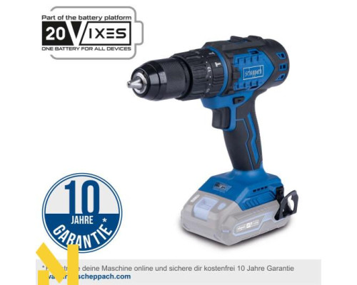 Дриль-шуруповерт ударний акумуляторний Scheppach CD60-X (без АКБ та ЗП)