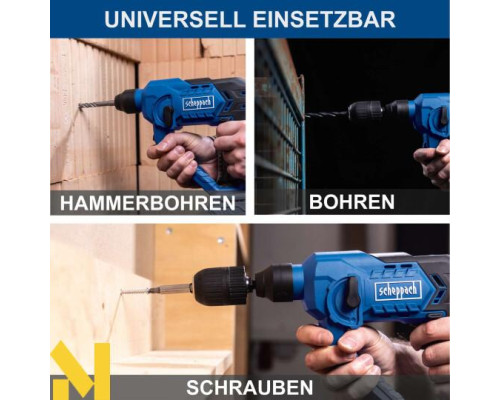 Перфоратор ударний акумуляторний Scheppach C-RHD130-X (без АКБ та ЗП)
