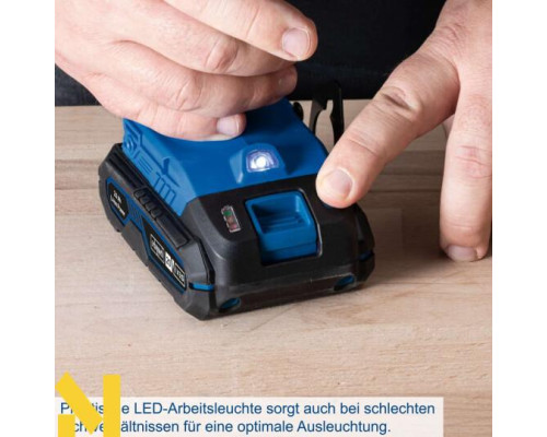 Дриль-шуруповерт ударний акумуляторний Scheppach C-DTB74/1-X з аксесуарами