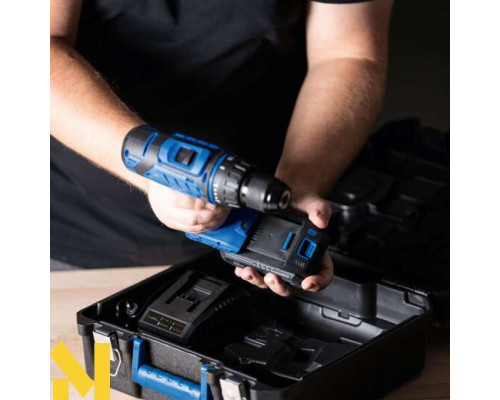 Дриль-шуруповерт ударний акумуляторний Scheppach C-DTB74/1-X з аксесуарами