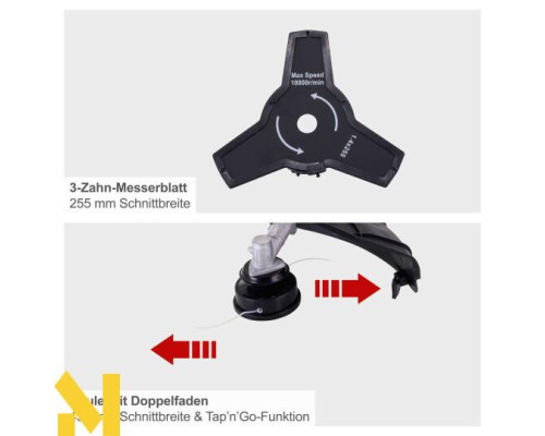 Мотокоса Scheppach PBC330