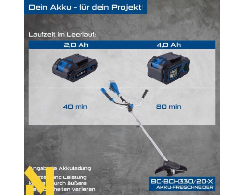 Тример акумуляторний Scheppach BC-BCH330 (без АКБ та ЗП)