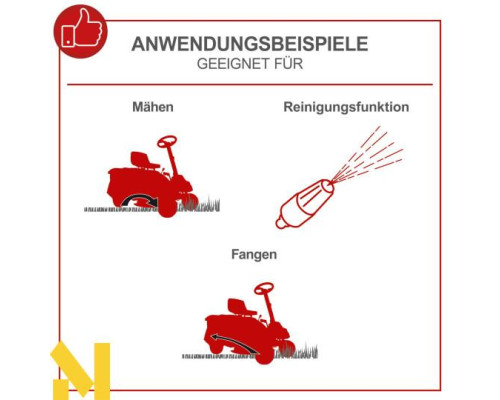 Садовий трактор бензиновий Scheppach TMR452-98H-RD