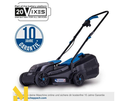 Газонокосарка акумуляторна Scheppach BC-MP320-X Set L