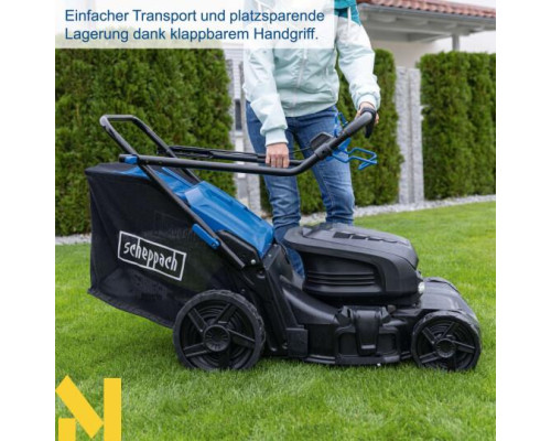 Газонокосарка акумуляторна Scheppach MP470-X SET XL2x2