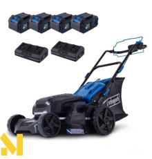 Газонокосарка акумуляторна Scheppach MP470-X SET XL2x2