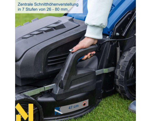 Газонокосарка акумуляторна Scheppach BC-MP470-X