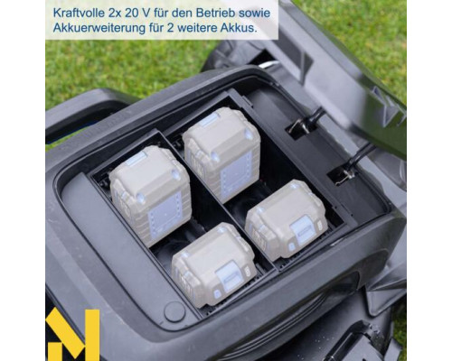 Газонокосарка акумуляторна Scheppach BC-MP470-X