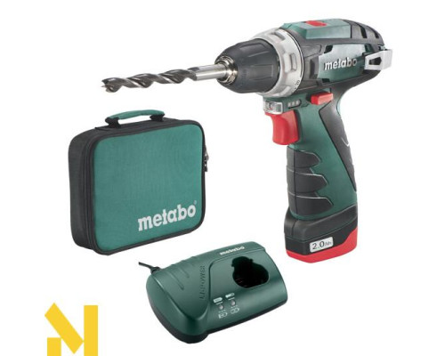 Дриль-шуруповерт акумуляторний Metabo PowerMaxx BS (600079500)