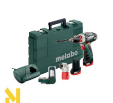 Акумуляторний шуруповерт Metabo PowerMaxx BS Quick Basic SET