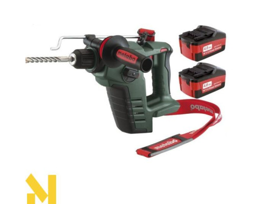 Перфоратор акумуляторний Metabo BHA 18 LT (2x4.0 Аг + ЗП + кейс)
