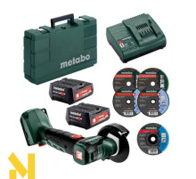 Болгарка (кутова шліфмашина) акумуляторна Metabo PowerMaxx CC 12 BL