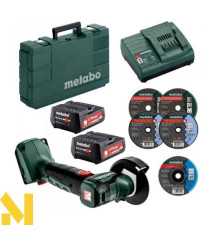 Болгарка (кутова шліфмашина) акумуляторна Metabo PowerMaxx CC 12 BL