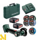 Болгарка (кутова шліфмашина) акумуляторна Metabo PowerMaxx CC 12 BL