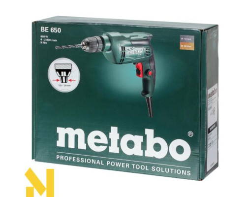 Дриль Metabo BE 650 ШЗП (картонна коробка)