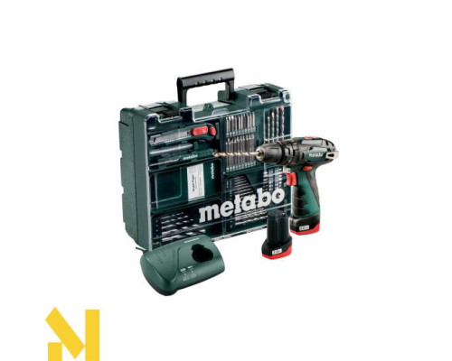 Акумуляторний ударний шуруповерт Metabo PowerMaxx SB Basic Set