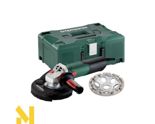 Болгарка (шліфмашина кутова) Metabo WE 15-125 HD Set GED (MetaLoc)