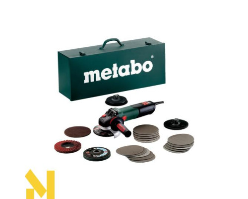 Болгарка (кутова шліфмашина) Metabo WEV 15-125 Quick Inox Set