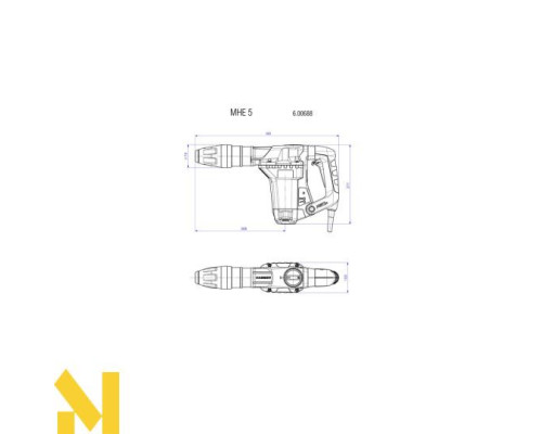 Відбійний молоток Metabo MHE 5 (600688000)