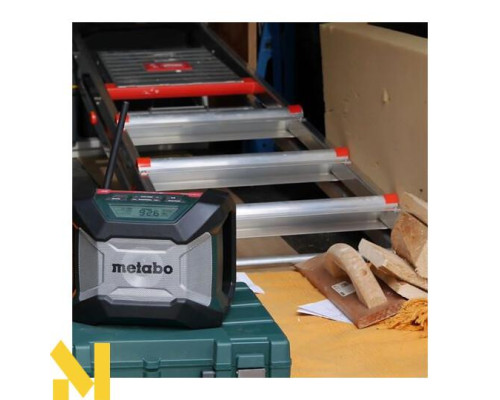 Радіоприймач гібридний Metabo R 12-18 DAB BT (без АКБ та ЗП)