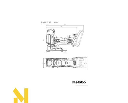 Лобзик акумуляторний Metabo STA 18 LTX 100 (без АКБ та ЗП)