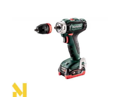 Акумуляторний шуруповерт Metabo PowerMaxx BS 12 Q LiHD 2x4.0 Ач