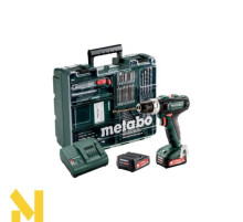 Акумуляторний ударний дриль-шуруповерт Metabo PowerMaxx SB 12 Set