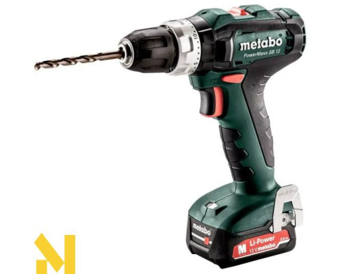 Шуруповерт ударний акумуляторний Metabo PowerMaxx SB 12 (без АКБ та ЗП)