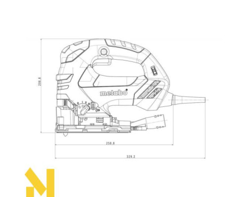 Лобзик електричний Metabo STEB 140 Plus MetaLoc