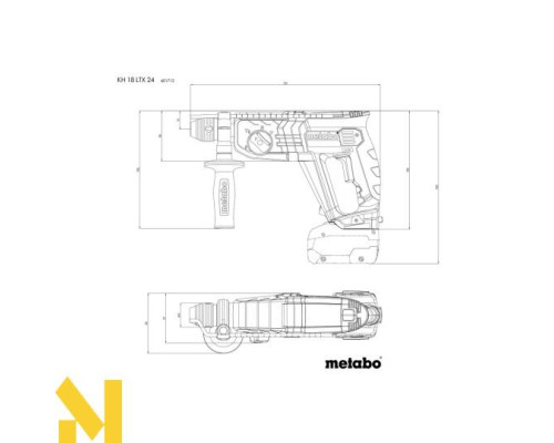 Перфоратор акумуляторний Metabo KH 18 LTX 24 (LiHD 2x4.0 Аг + ЗП + кейс)