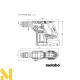 Перфоратор акумуляторний Metabo KH 18 LTX BL 24 Q (без АКБ та ЗП + кейс)