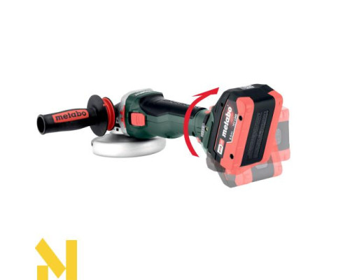 Болгарка (кутова шліфмашина) акумуляторна Metabo WPBA 18 LTX BL 15-125 Quick DS (без АКБ та ЗП + MetaBox)