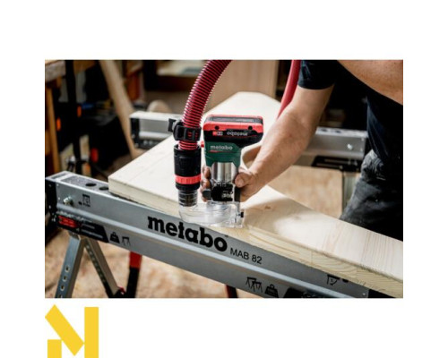 Фрезер кромковий акумуляторний Metabo FMV 18 LTX BL 8 (без АКБ та ЗП, + MetaBox) (601742830)