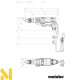Дриль ударний Metabo SBE 800-2