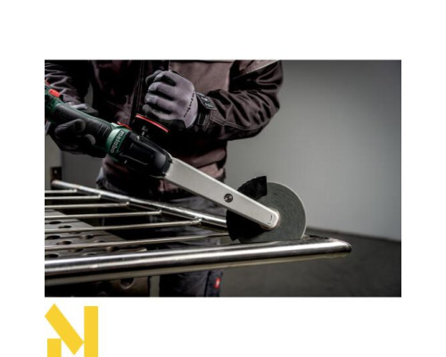 Шліфмашина з плоским корпусом редуктора Metabo KNSVB 18 LTX BL 150 metaBOX 185 XL (без АКБ та ЗП)