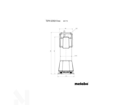 Занурювальний насос Metabo TDPA 6200/4 Inox