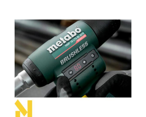 Заклепочник акумуляторний  Metabo NMP 18 LTX BL M10  (без АКБ та ЗП, MetaBox)