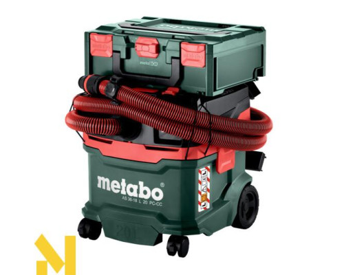 Пилосос акумуляторний Metabo AS 36-18 L 20 PC-CC (без АКБ та ЗП)