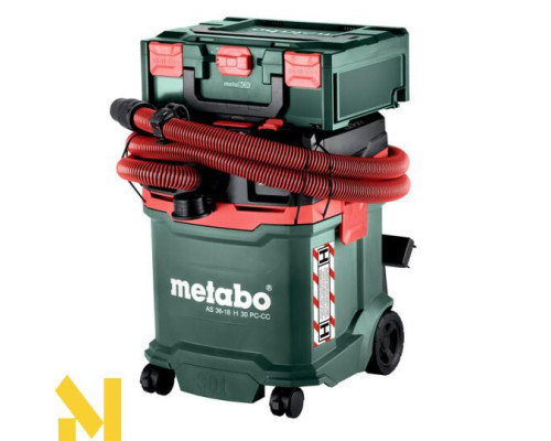 Пилосос акумуляторний Metabo AS 36-18 H 30 PC-CC (без АКБ та ЗП)