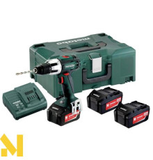 Дриль-шуруповерт ударний акумуляторний Metabo SB 18 LT Set (MetaLoc) (602103960)