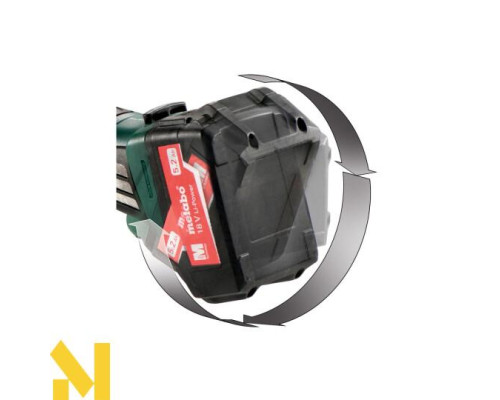 Болгарка (кутова шліфмашина) акумуляторна Metabo W 18 LTX 125 4.0 Аг