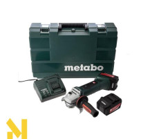Болгарка (кутова шліфмашина) акумуляторна Metabo W 18 LTX 125 4.0 Аг