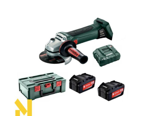 Болгарка (кутова шліфмашина) акумуляторна Metabo W 18 LTX 125