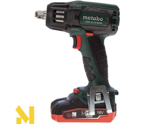 Гайковерт акумуляторний Metabo SSW 18 LTX 400 BL (LiHD 2x4.0 Аг)