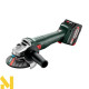 Болгарка (кутова шліфмашина) акумуляторна Metabo W 18 L 9-125 + 2x4,0 Аг MetaBox