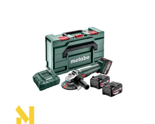 Болгарка (кутова шліфмашина) акумуляторна Metabo W 18 L 9-125 Quick
