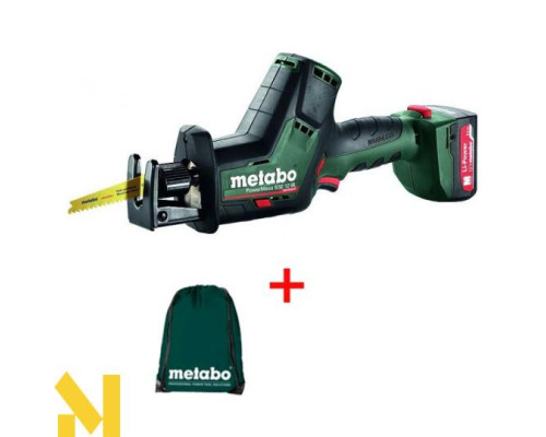 Пила шабельна акумуляторна Metabo PowerMaxx SSE 12 BL + 2x2,0 Аг