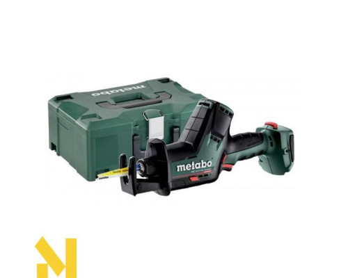 Пила шабельна акумуляторна Metabo PowerMaxx SSE 12 BL (без АКБ та ЗП) + Metaloc