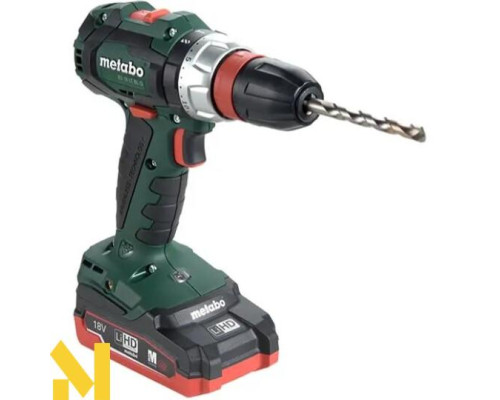 Дриль-шуруповерт акумуляторний Metabo BS 18 LT BL Q LiHD (2x4.0 Аг + ЗП + кейс)